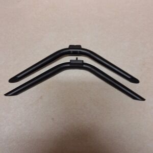 Original TV Stand Legs Replacement Feet‎ Black Metal Pair Universal TV Base